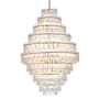Elegant Lighting Emilia 27 Light 36" Wide Crystal Chandelier Satin Gold