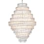 Elegant Lighting Emilia 33 Light 42" Wide Crystal Chandelier Chrome