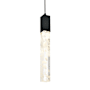 Elegant Lighting Aurora 5" Wide Crystal Mini Pendant Black