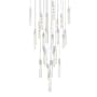 Elegant Lighting Aurora 36" Wide Crystal Chandelier Chrome