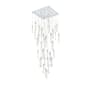 Elegant Lighting Aurora 42" Wide Crystal Chandelier Chrome