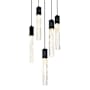Elegant Lighting Aurora 20" Wide Crystal Chandelier Black