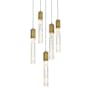 Elegant Lighting Aurora 20" Wide Crystal Chandelier Satin Gold