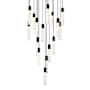 Elegant Lighting Aurora 36" Wide Crystal Chandelier Black