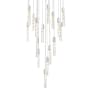 Elegant Lighting Aurora 36" Wide Crystal Chandelier Chrome