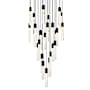 Elegant Lighting Aurora 42" Wide Crystal Chandelier Black