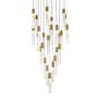 Elegant Lighting Aurora 42" Wide Crystal Chandelier Satin Gold