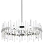 Elegant Lighting Serena 16 Light 32" Wide Crystal Drum Chandelier with Clear Crystal Accents Chrome