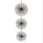 Elegant Lighting Vera 74 Light 44" Wide Crystal Sputnik Chandelier Black