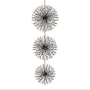 Elegant Lighting Vera 90 Light 50" Wide Crystal Sputnik Chandelier Black
