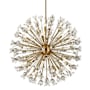 Elegant Lighting Vera 24 Light 38" Wide Pendant Satin Gold