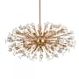 Elegant Lighting Vera 38 Light 48" Wide Pendant Satin Gold