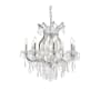 Elegant Lighting Maria Theresa 9 Light 26" Wide Crystal Chandelier with Clear Royal Cut Crystals Chrome