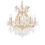 Elegant Lighting Maria Theresa 9 Light 26" Wide Crystal Chandelier with Clear Royal Cut Crystals Gold