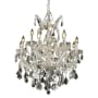 Elegant Lighting Maria Theresa 13 Light 27" Wide Crystal Chandelier with Clear Royal Cut Crystals Chrome