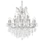 Elegant Lighting Maria Theresa 19 Light 30" Wide Crystal Chandelier with Clear Royal Cut Crystals Chrome