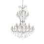 Elegant Lighting Maria Theresa 36 Light 46" Wide Crystal Chandelier with Clear Royal Cut Crystals Chrome