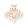 Elegant Lighting Maria Theresa 37 Light 44" Wide Crystal Chandelier with Clear Royal Cut Crystals Gold