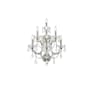 Elegant Lighting Maria Theresa 7 Light 27" Tall Wall Sconce with Clear Royal Cut Crystals Chrome