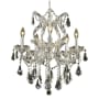 Elegant Lighting Maria Theresa 6 Light 20" Wide Crystal Chandelier with Clear Royal Cut Crystals Chrome