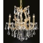 Elegant Lighting Maria Theresa 6 Light 20" Wide Crystal Chandelier with Clear Royal Cut Crystals Gold