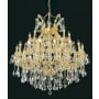 Elegant Lighting Maria Theresa 24 Light 36" Wide Crystal Chandelier with Clear Royal Cut Crystals Gold