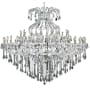 Elegant Lighting Maria Theresa 49 Light 72" Wide Crystal Chandelier with Clear Royal Cut Crystals Chrome