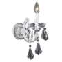 Elegant Lighting Maria Theresa 12" Tall Wall Sconce with Clear Royal Cut Crystals Chrome