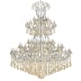 Elegant Lighting Maria Theresa 84 Light 96" Wide Crystal Chandelier with Golden Shadow Royal Cut Crystals Chrome