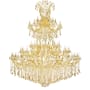 Elegant Lighting Maria Theresa 84 Light 96" Wide Crystal Chandelier with Golden Shadow Royal Cut Crystals Gold