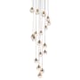 Elegant Lighting Eren 18 Light 20" Wide Crystal Multi Light Pendant Gold