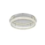 Elegant Lighting Bowen 30" Wide Semi-flush Ceiling Fixture Chrome