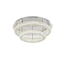 Elegant Lighting Bowen 30" Wide Semi-flush Ceiling Fixture Chrome