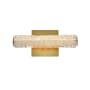Elegant Lighting Bowen 6" Tall LED Wall Sconce - 12" Wide Satin Gold