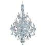 Elegant Lighting Verona 25 Light 43" Wide Crystal Chandelier with Clear Royal Cut Crystals Chrome