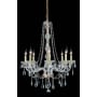 Elegant Lighting Verona 8 Light 28" Wide Crystal Chandelier with Clear Royal Cut Crystals Gold