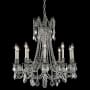 Elegant Lighting Rosalia 10 Light 28" Wide Crystal Chandelier with Clear Royal Cut Crystals Pewter