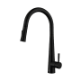 Elegant Lighting Lucas 1.8 GPM Single Hole Pull Down Kitchen Faucet Matte Black