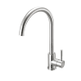 Elegant Lighting Finn 1.8 GPM Single Hole Kitchen Faucet Brushed Nickel
