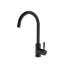 Elegant Lighting Finn 1.8 GPM Single Hole Kitchen Faucet Matte Black