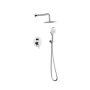 Elegant Lighting George Shower Only Trim Package with 2.3 GPM Multi Function Shower Head Chrome