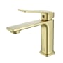 Elegant Lighting Lena 1.5 GPM Single Hole Bathroom Faucet Brushed Gold