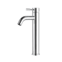 Elegant Lighting Victor 1.5 GPM Vessel Single Hole Bathroom Faucet Chrome