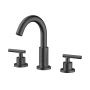 Elegant Lighting Leah 1.5 GPM Widespread Bathroom Faucet Matte Black