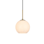Elegant Lighting Baxter 8" Wide Mini Pendant Satin Gold