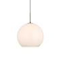 Elegant Lighting Baxter 14" Wide Pendant Satin Gold