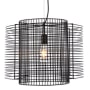 Elegant Lighting Deleon 19" Wide Pendant Black