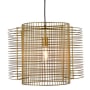 Elegant Lighting Deleon 19" Wide Pendant Brass