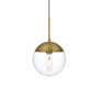 Elegant Lighting Eclipse 8" Wide Mini Pendant Satin Gold