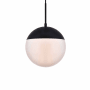 Elegant Lighting Eclipse 10" Wide Pendant Black